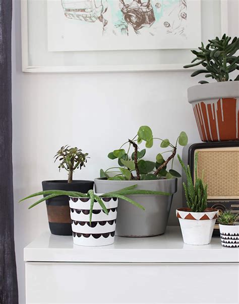 12 Ikea Hacks To Keep Your Houseplants Happy Painted Plant Pots Ikea