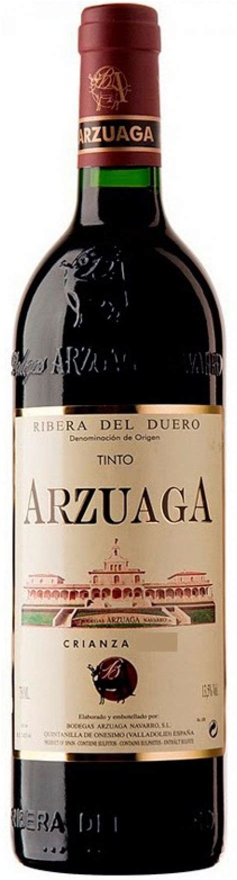 Vino Tinto Ribera Del Duero Arzuaga Crianza 2016 Bodegas Arzuaga