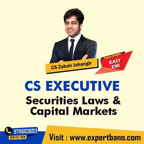 CS EXECUTIVE Securities Laws Capital Markets SLCM By CS Zubair Jahangir