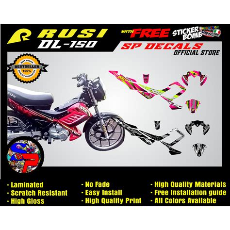 Rusi Dl 150 New Sticker Decals You Can Request Any Design And Color