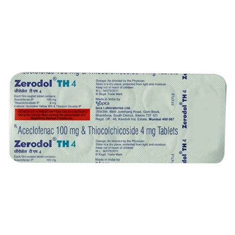 Zerodol Th 4 Tablet Uses Side Effects Precautions Netmeds