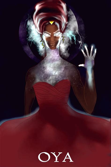 Black Goddess Oya Orisha By Numythology On Deviantart