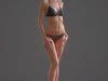 D Model Bikini Girl VR AR Low Poly CGTrader