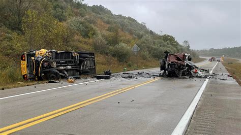 One Killed In Crash Involving School Bus Mountain Top Media