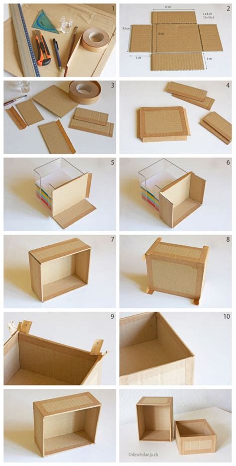 Como Hacer Cajas De Carton