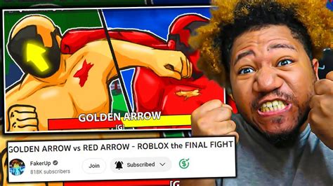 IS FAKERUP BETTER THEN BUUR GOLDEN ARROW Vs RED ARROW ROBLOX The