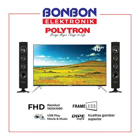 Jual Polytron Led Tv Inch Pld T Speaker Tower Shopee Indonesia