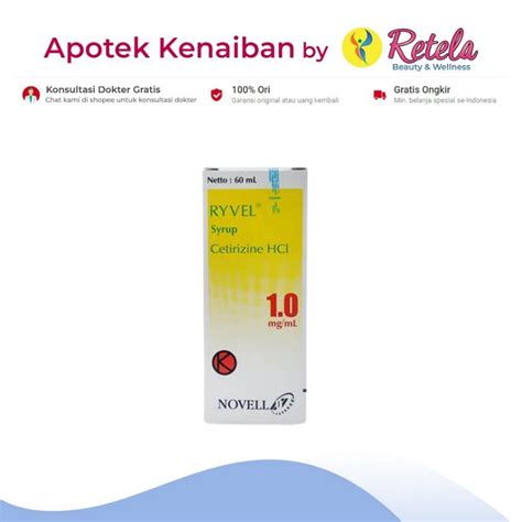 Jual RYVEL SYRUP 60ML Shopee Indonesia