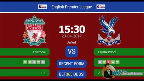 Liverpool Vs Crystal Palace Prediction By Youtube