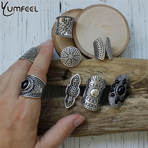 Yumfeel Vintage Boho Tak Y Z K Kar K Lot Tibet G M Kaplama Y Z