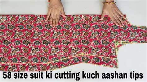 Heavy Size Suit Cutting Karne Ka Aasan Tarika Big Size Kurti Cutting