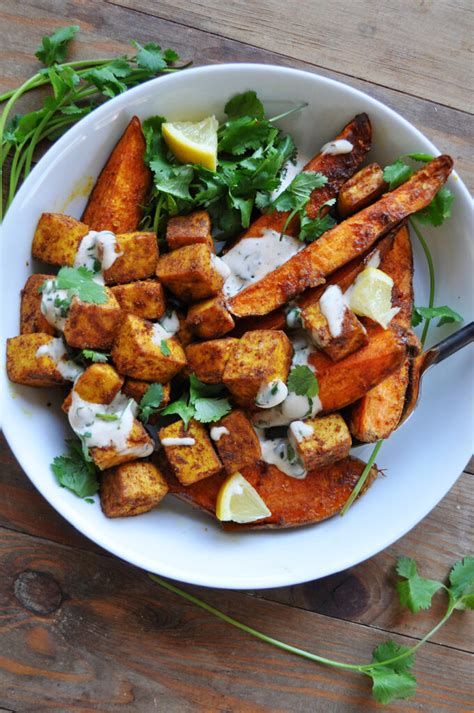 Vegan Moroccan Spiced Sheet Pan Tofu And Sweet Potatoes Rabbit And Wolves