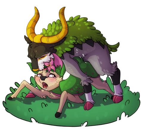 Rule 34 Deerling Duo Female Feral Feral On Feral Flora Fauna Gogoat Male Nintendo Plant