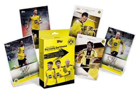 Boxy balíčky a sety fotbal Topps Borussia Dortmund Team Set 2021 22