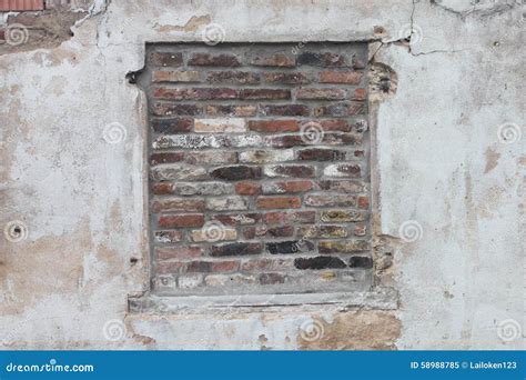 Ventana De Bricked Imagen De Archivo Imagen De Ladrillo