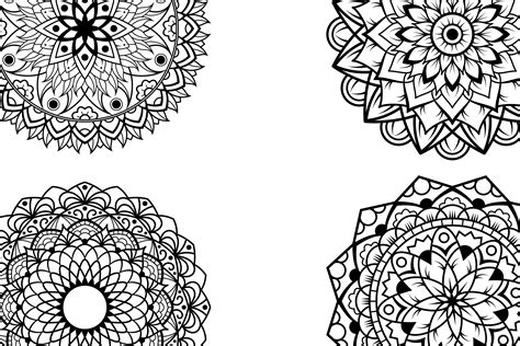 Mandala Svg Files 181397 Cut Files Design Bundles