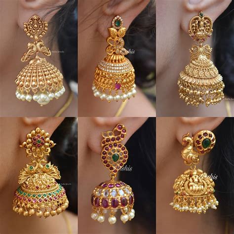 Stunning Antique Jhumka Collection South India Jewels