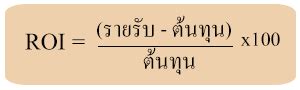 ROI คืออะไร