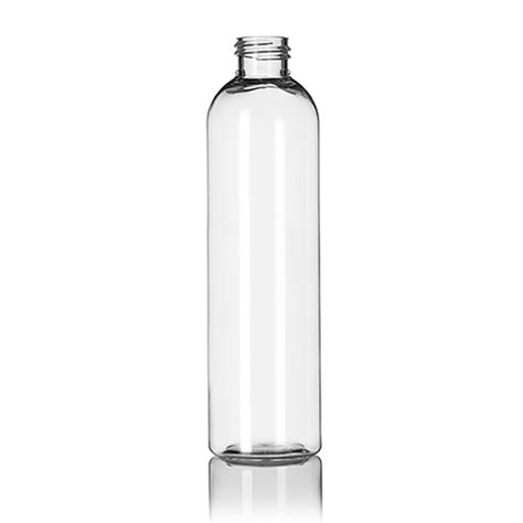 8 Oz PET Clear Cosmo Round Bottle With 24 410 Neck Finish Victorie