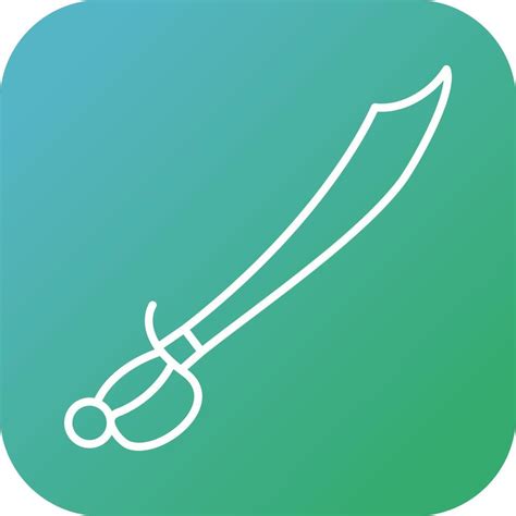 Pirate Sword Vector Icon 16709169 Vector Art At Vecteezy