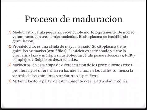 Tejido Mieloso Y Hematopoyesis Ppt