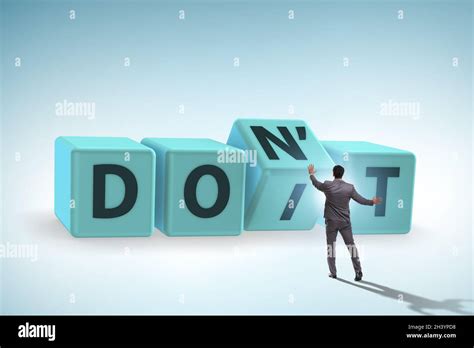 Determination Concept With Rotating Cubes Stock Photo Alamy