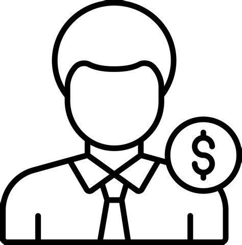 Salesman Icon Style 21268637 Vector Art At Vecteezy