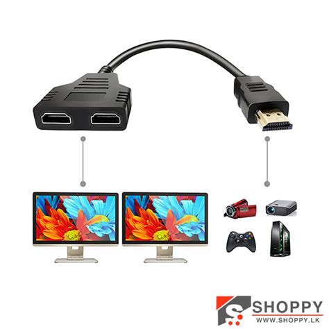 HDMI Splitter 1 to 2 Cable - Shoppy Computers & Tech Solutions