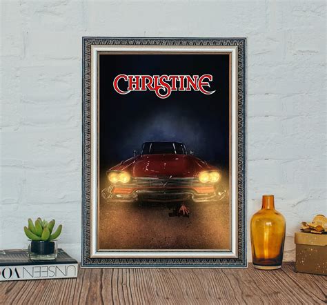 Christine 1983 Movie Poster, Classic Movie Christine Poster, Vintage ...