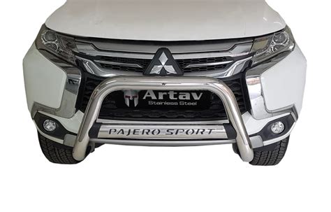 Tow Bars Mitsubishi Pajero Sport Stainless Steel Nudge Bar Artav For