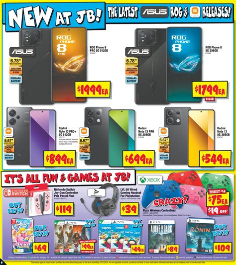 JB Hi-Fi Catalogue 21 March - 3 April 2024. Smashing Prices!