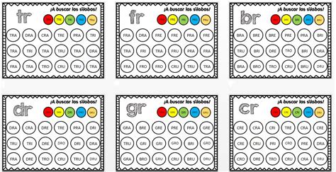 ROTACISMO vamos a buscar y colorear las sílabas TRABADAS