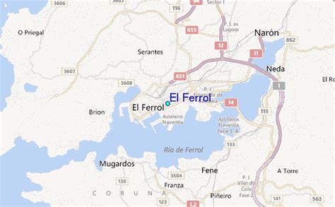 El Ferrol Tide Station Location Guide