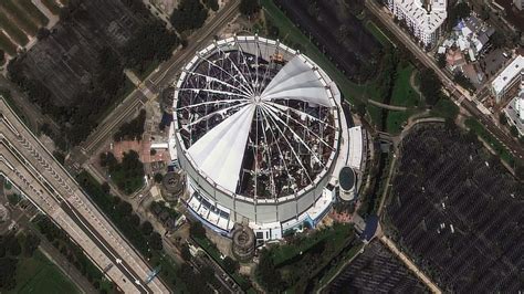 Rays Release Shocking Images Of Tropicana Field Damage After Hurricane