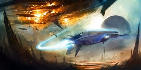 Sci Fi Science Space Fantasy Art Artwork Artistic Futuristic Spaceship Wallpapers Hd