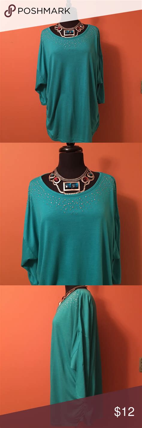 Turquoise Plus Size Tunic Clothes Design Fashion Design Fashion