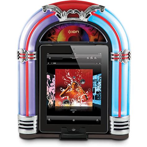 ION Audio Jukebox Retro Speaker Dock for iPad, JUKEBOX BLUETOOTH