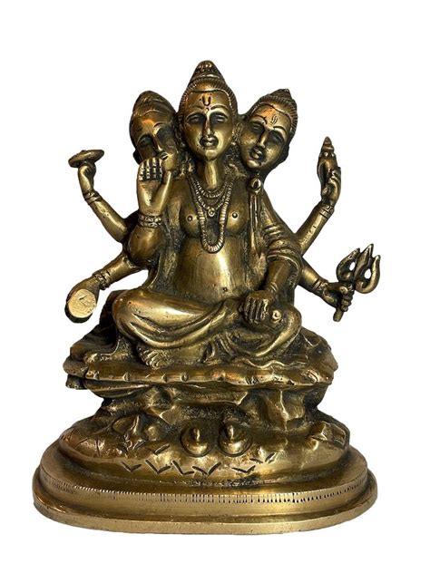 Dattatreya, The Seated Trimurti | Dattatreya, Asian Art Imports