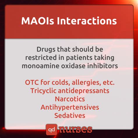 What You Are Missing in Your MAOIs Notes - QD Nurses