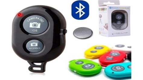 Controle Bluetooth Disparador De Fotos E V Deos Shutter Selfie Para