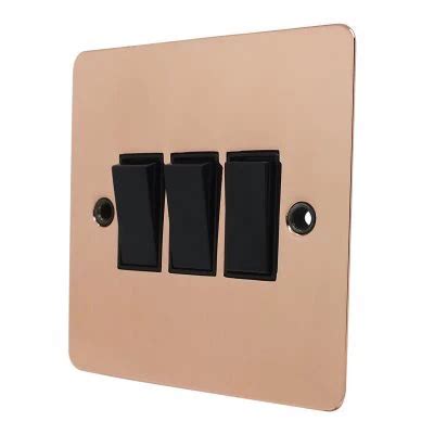 Polished Copper Switches Sockets SuperSockets Co Uk