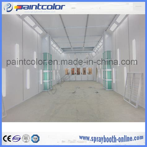 Paint Booth Ovens For Buses With Dry Type Filtering And Side Draught