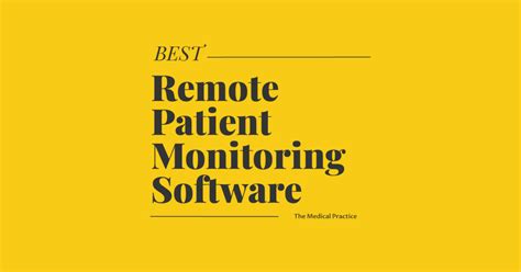 Guide To The 27 Best Remote Patient Monitoring Software In 2025 - The ...