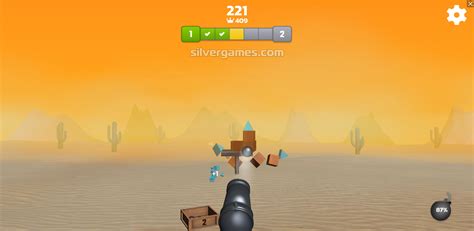 Cannon Balls 3d Play Online On Silvergames 🕹️