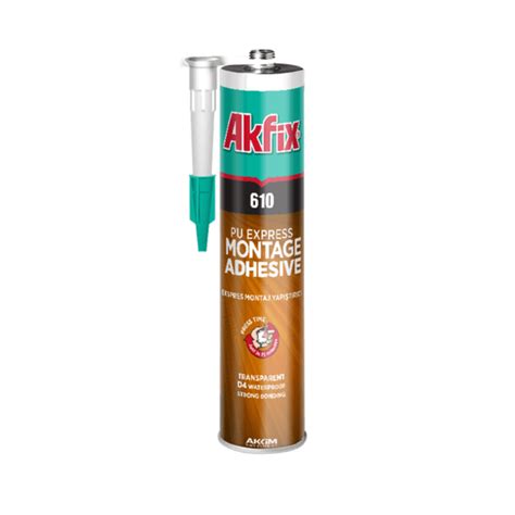 Akfix Pu Express Montage Adhesive Transparent Ml Turbo