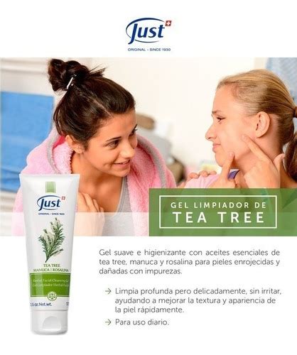 Gel Limpiador Facial Tea Tree Manuca Rosalina Just Grs Cuotas