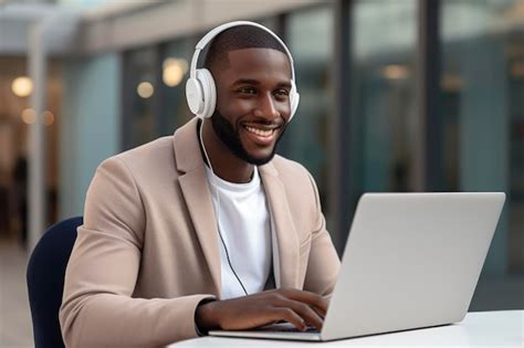 Un hombre de negocios tenencia un computadora portátil Foto Premium