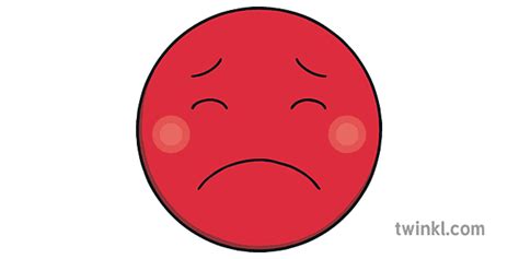 Poorly Emoji Face Illustration - Twinkl