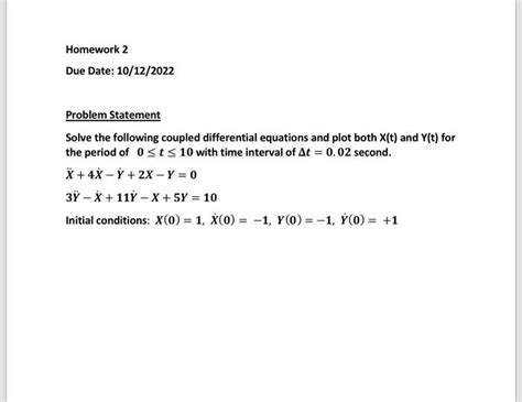 Solved Homework 2 Due Date 10122022 Problem Statement