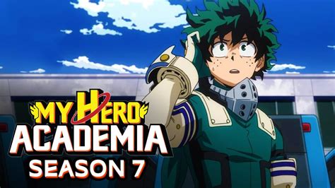 Breaking News My Hero Academia Season 7 Release Date Announced